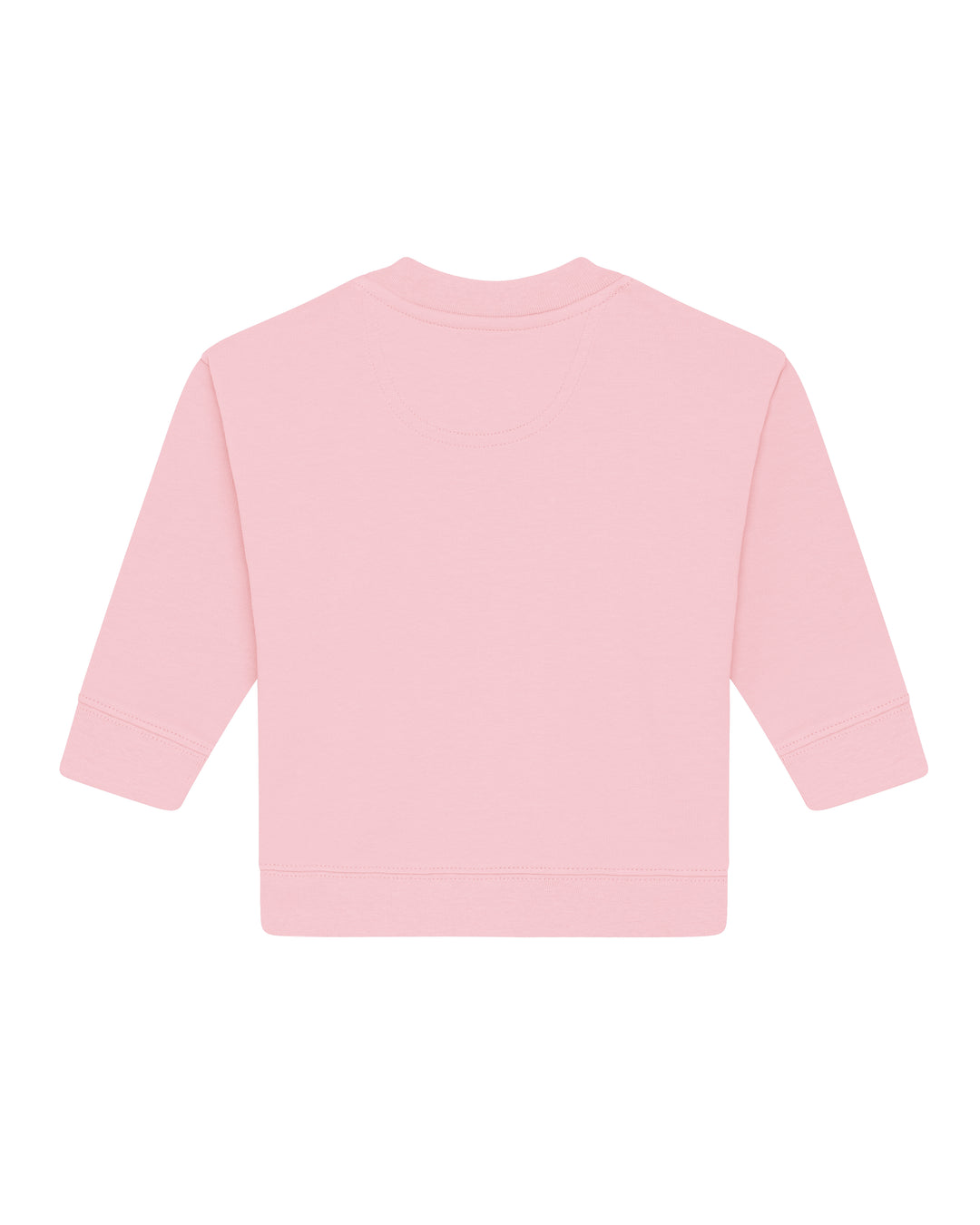 Baby Sweatshirt in Rosa – Rückansicht