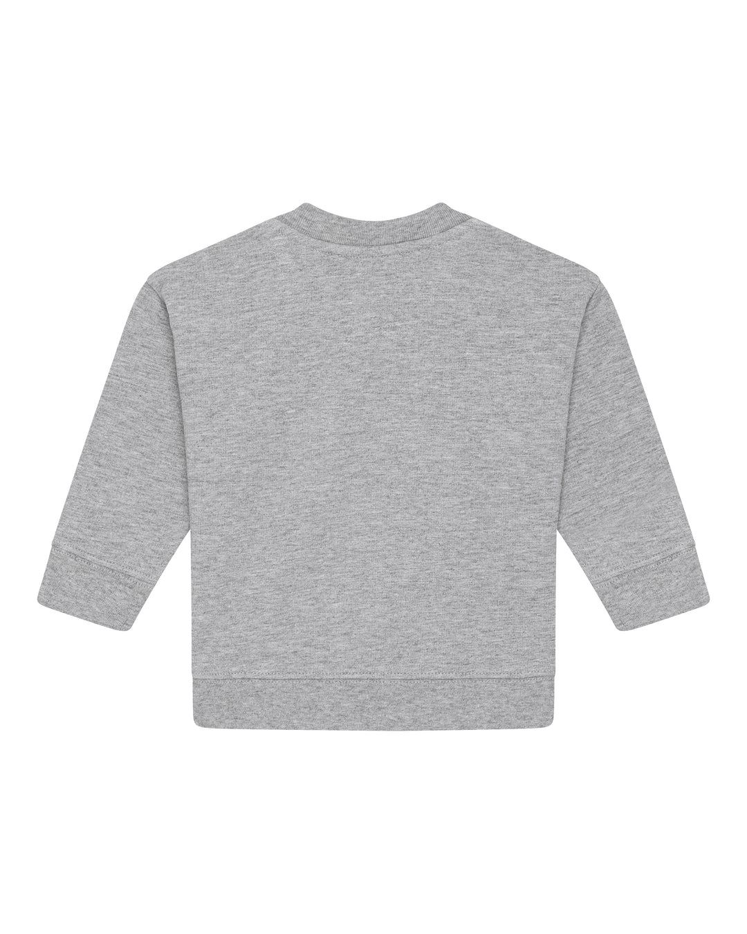 Baby Sweatshirt in Grau – Rückansicht