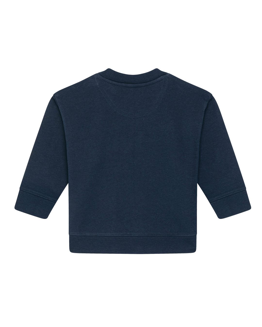 Baby Sweatshirt in Navy – Rückansicht