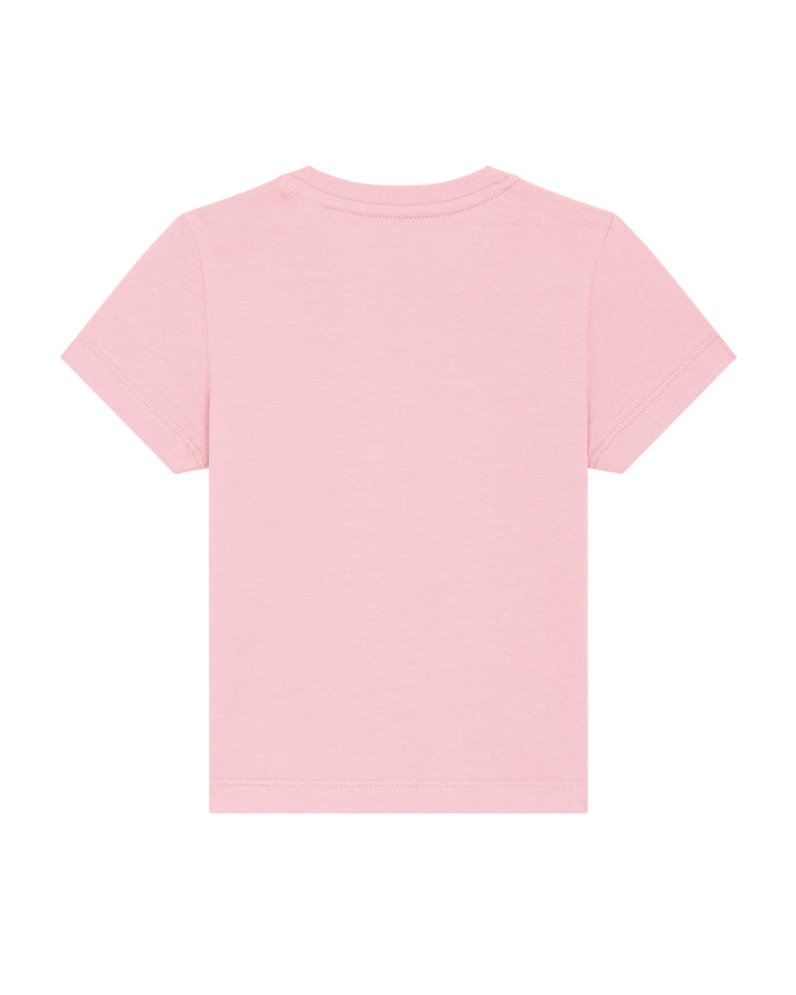 Baby T-Shirt in Rosa – Rückansicht