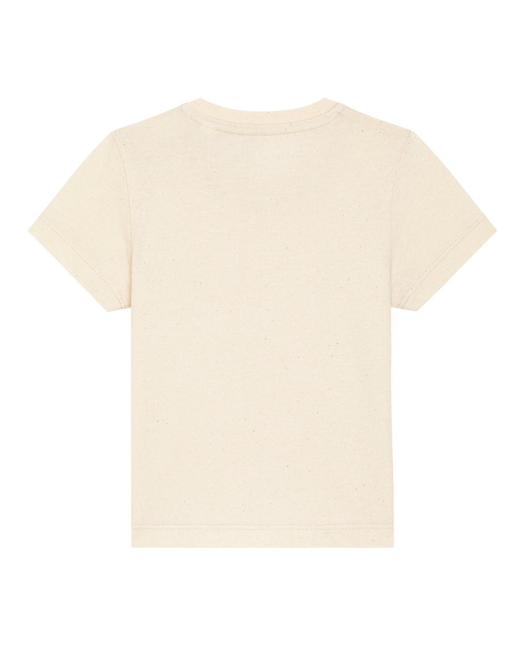 Baby T-Shirt in Natur – Rückansicht