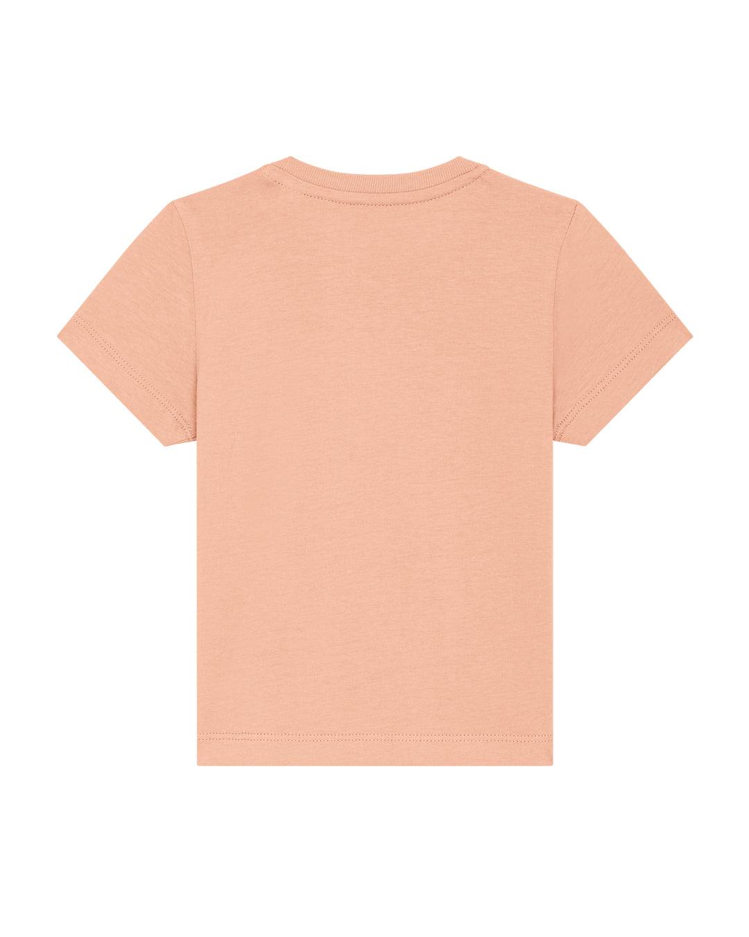 Baby T-Shirt in Pfirsich – Rückansicht