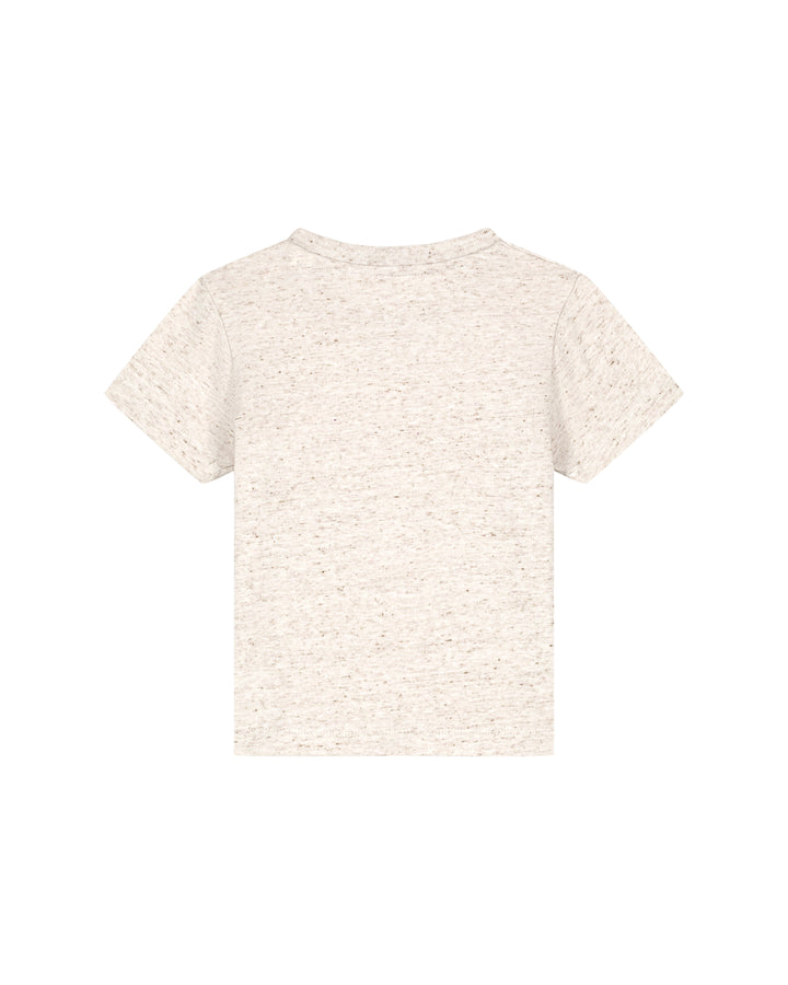 Baby T-Shirt in Hellgrau – Rückansicht