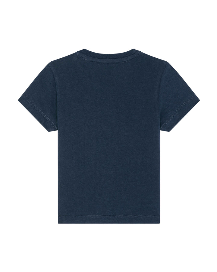 Baby T-Shirt in Navy – Rückansicht