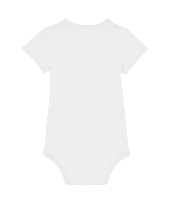 Baby Body in Weiß – Rückansicht