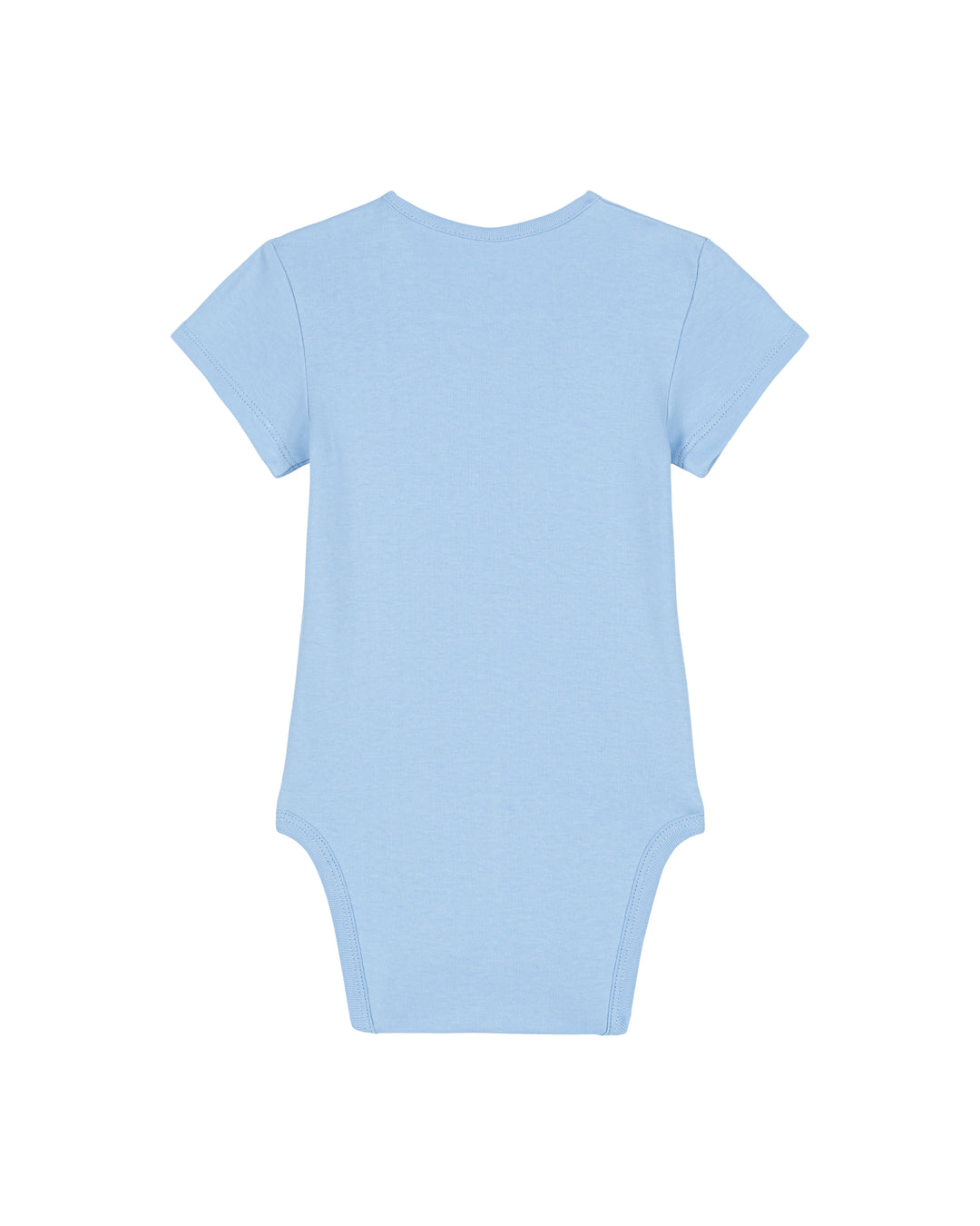 Baby Body in Jeansblau – Rückansicht