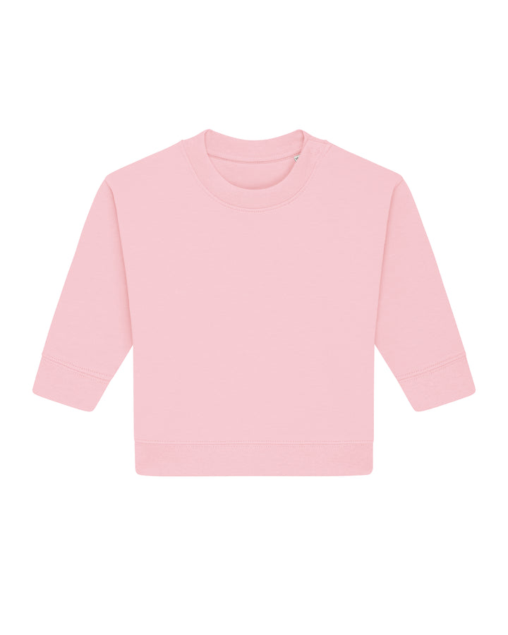 Baby Sweatshirt in Rosa – Vorderansicht
