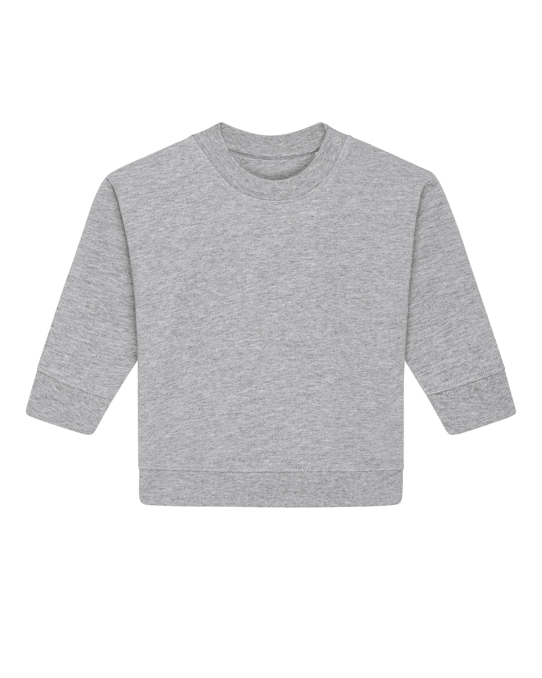 Baby Sweatshirt in Grau – Vorderansicht