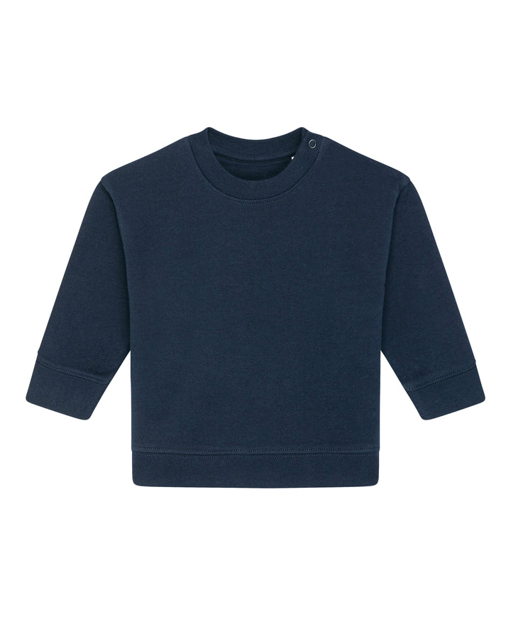 Baby Sweatshirt in Navy – Vorderansicht