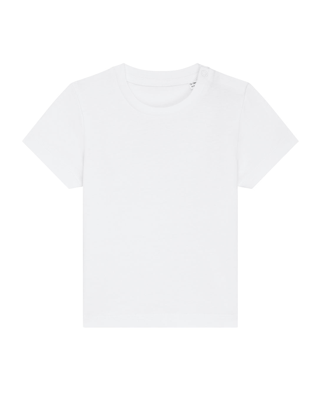 Baby T-Shirt in Weiß – Vorderansicht