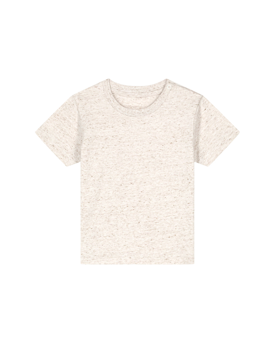 Baby T-Shirt in Hellgrau – Vorderansicht