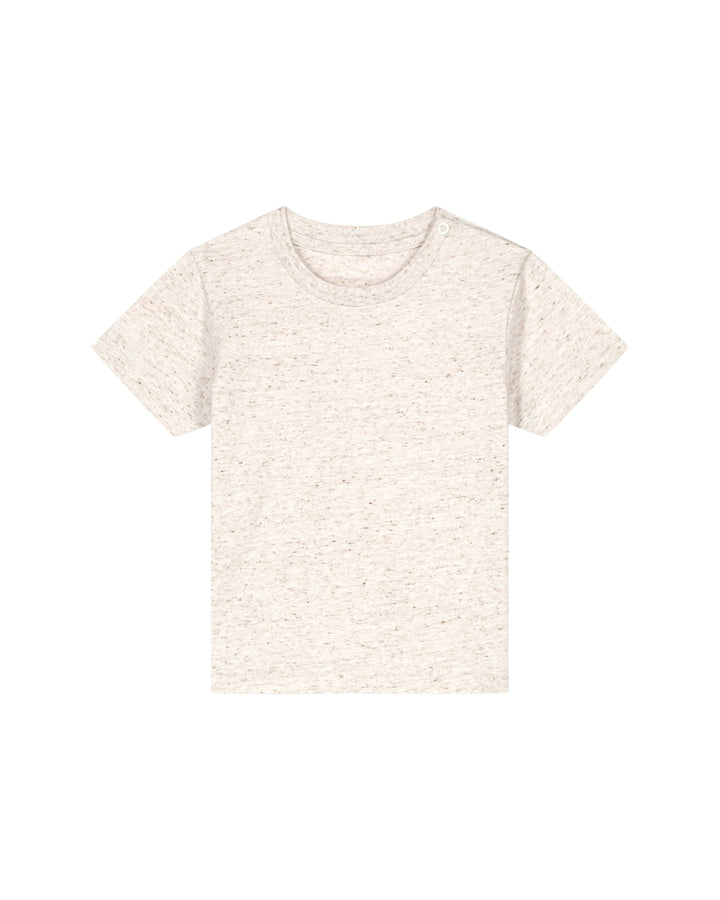 Baby T-Shirt in Hellgrau – Vorderansicht