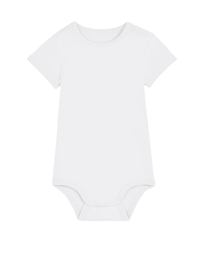 Baby Body in Weiß – Vorderansicht