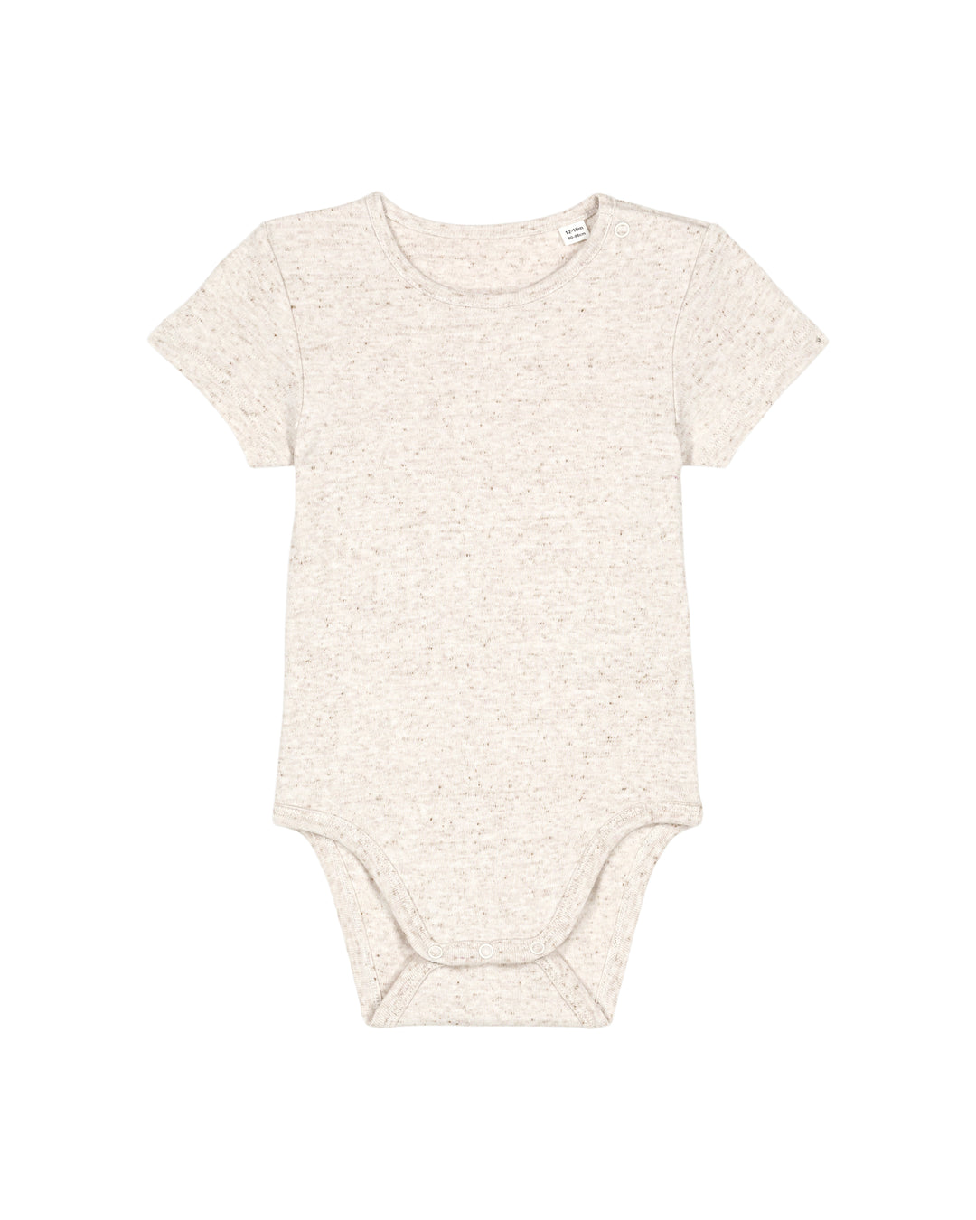 Baby Body in Hellgrau – Vorderansicht