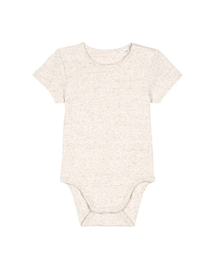 Baby Body in Hellgrau – Vorderansicht