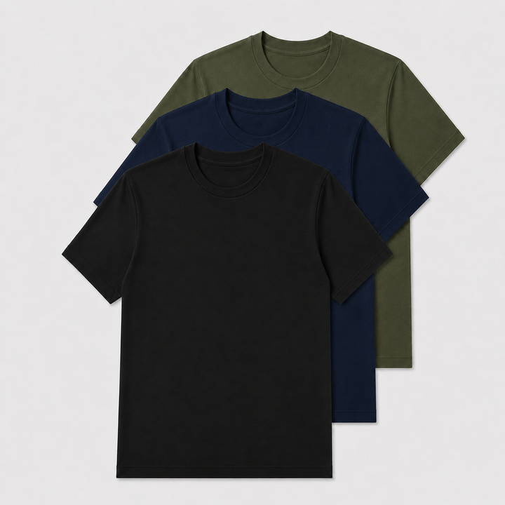 Classic Crew Neck T-Shirt (3er Pack)