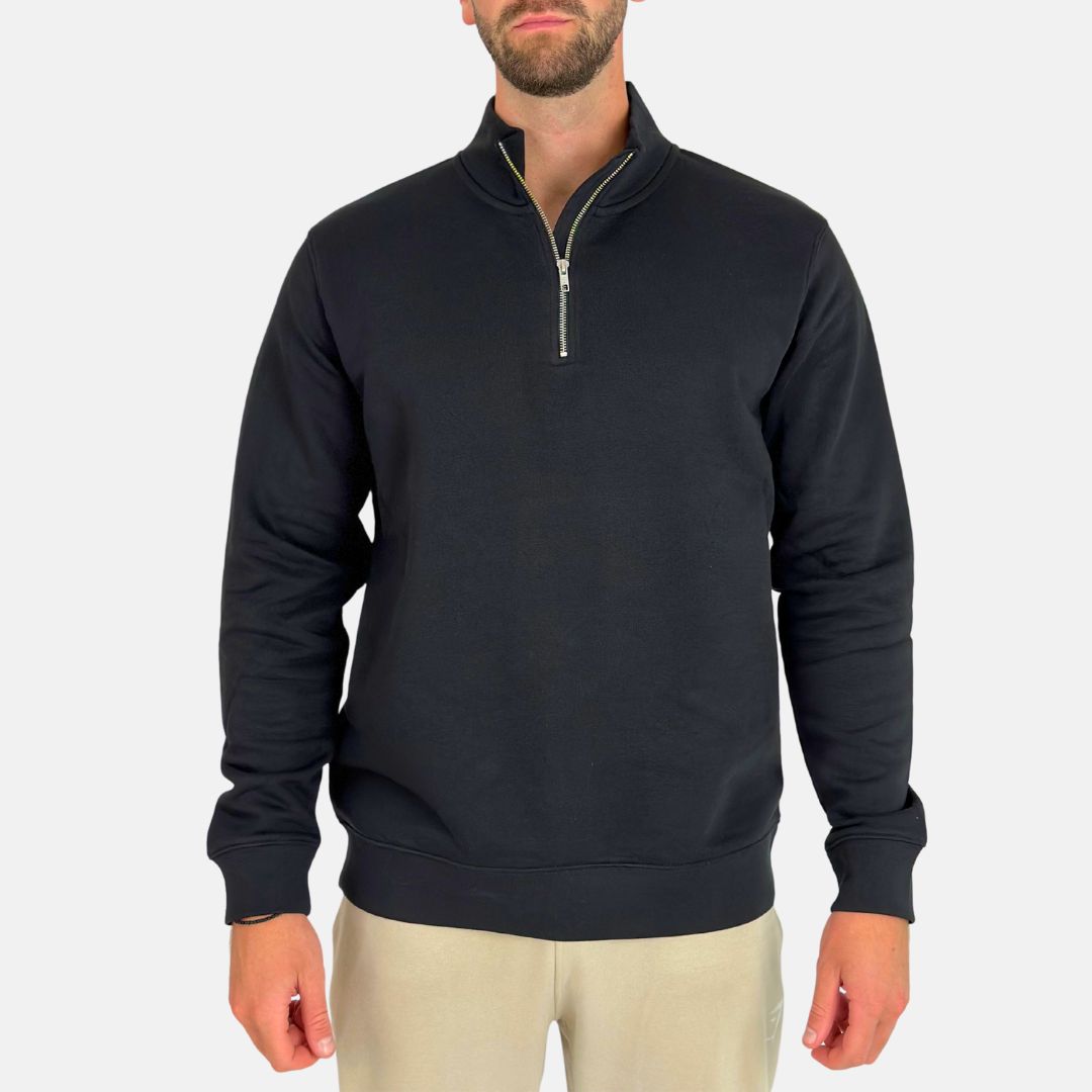 Herren Sweatshirt mit Reissverschluss aus Bio-Baumwolle – Sitztgut