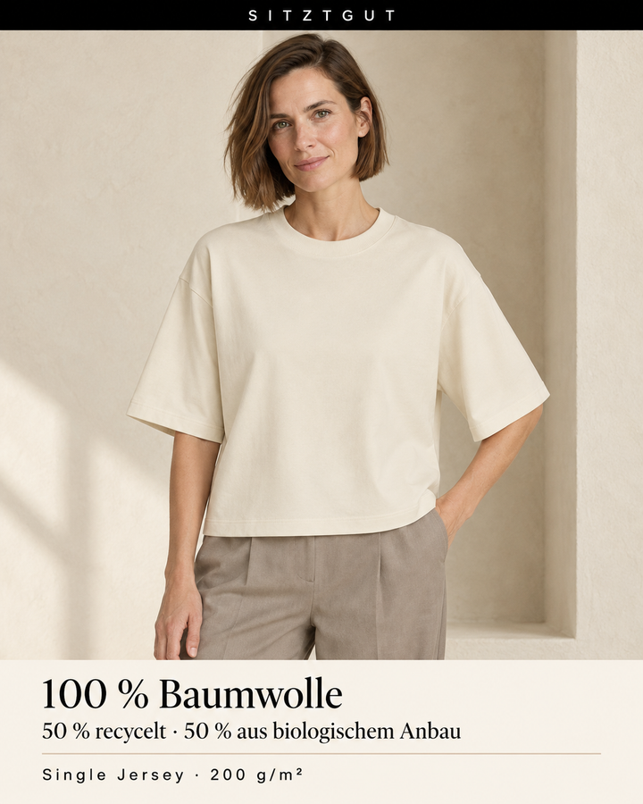 Sitztgut T-Shirt Natur - Material