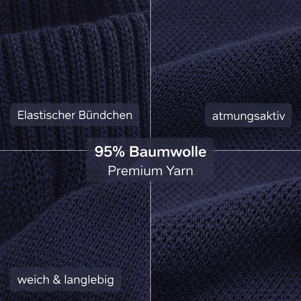 Sitztgut Herren Socken Hoch | Hochwertig | Bequem