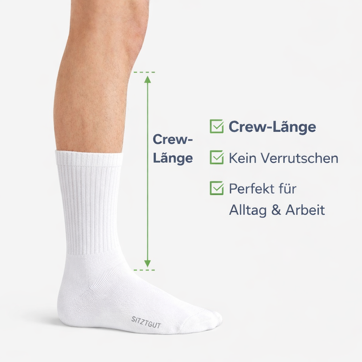 Sitztgut Herren Socken Hoch | Hochwertig | Bequem
