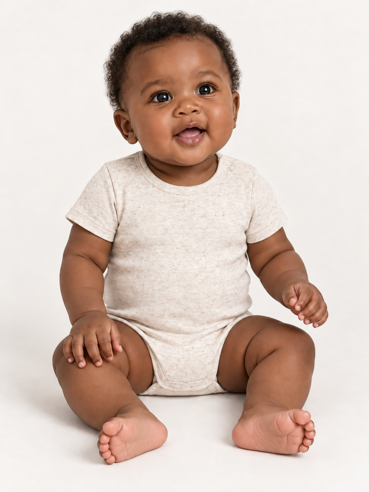 Baby Body in Hellgrau – Modelansicht