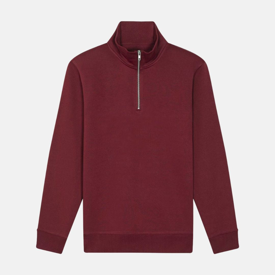 Herren Sweatshirt mit Reissverschluss aus Bio-Baumwolle