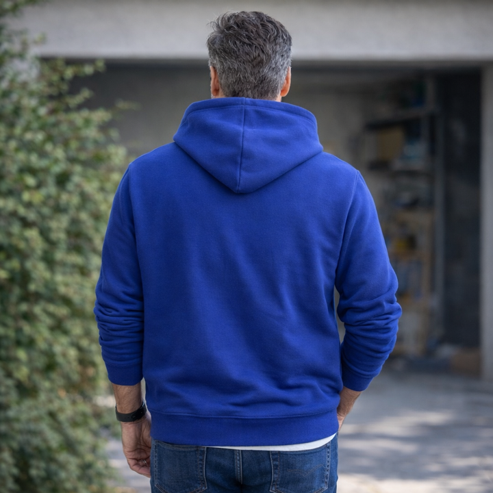 Der Sitztgut Hoodie aus Bio-Baumwolle