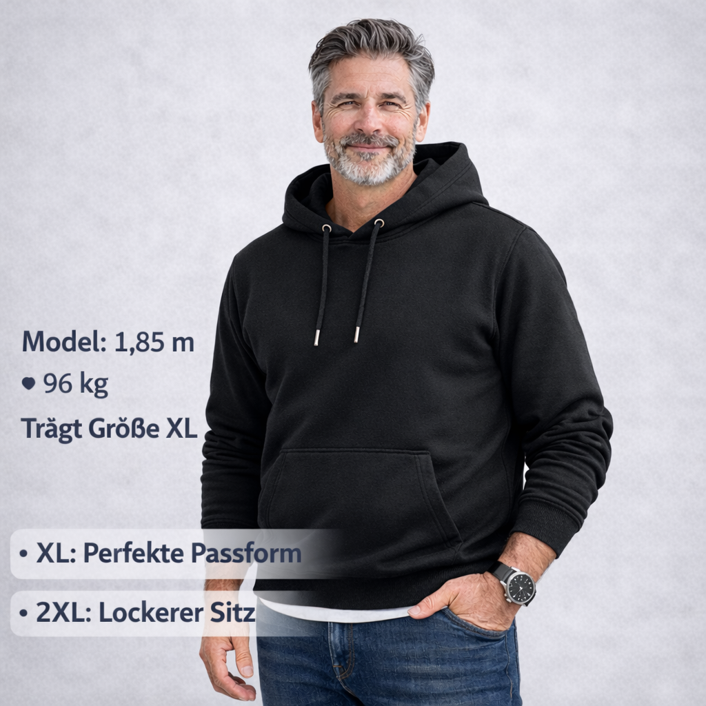 Der Sitztgut Hoodie aus Bio-Baumwolle