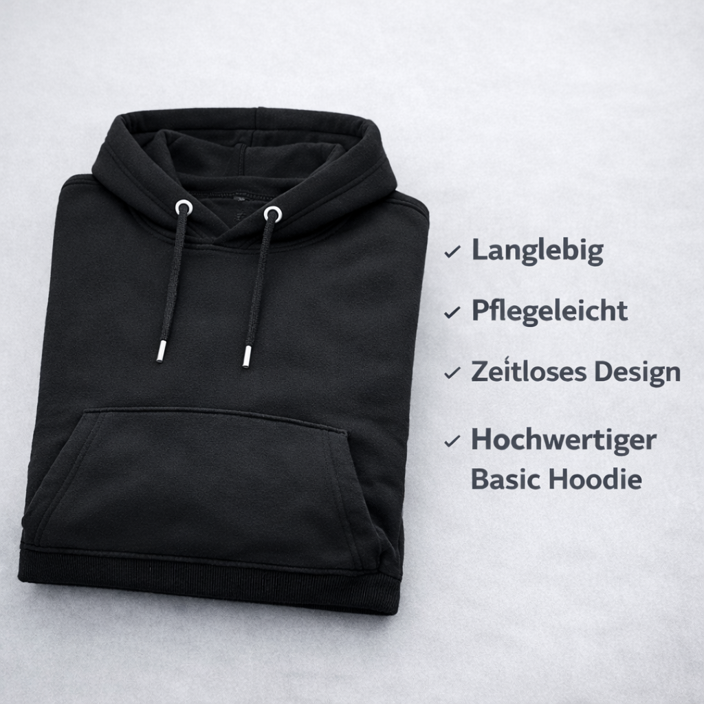 Der Sitztgut Hoodie aus Bio-Baumwolle