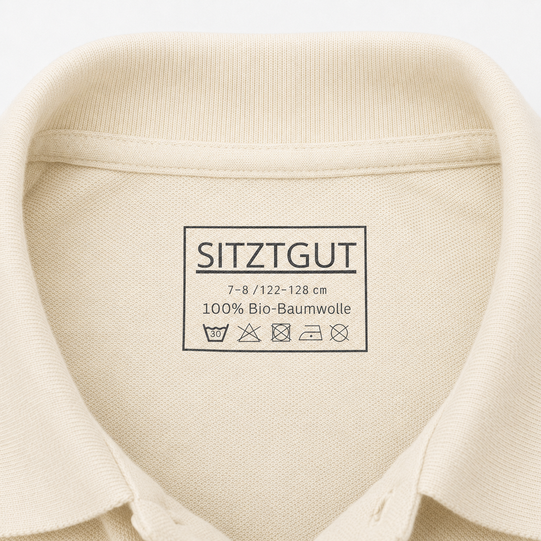 Sitztgut Kinder Polo-Shirt aus Bio-Baumwolle
