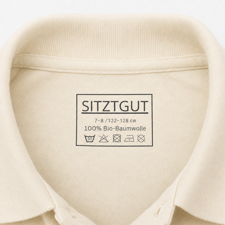 Sitztgut Kinder Polo-Shirt aus Bio-Baumwolle