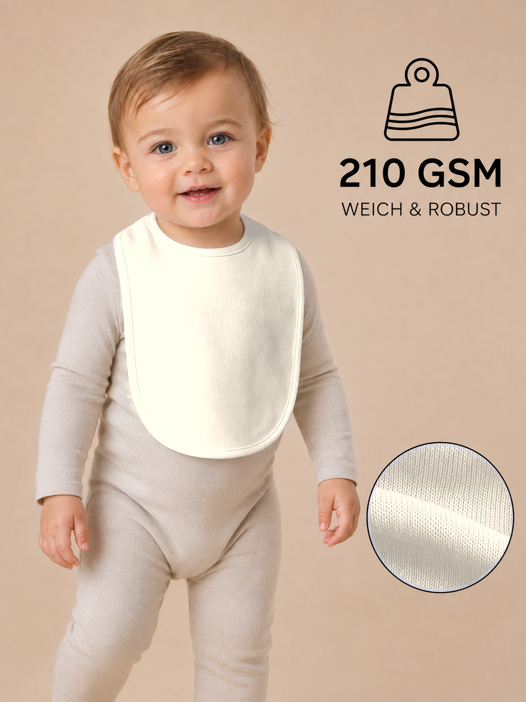 Sitztgut Baby Lätzchen aus Bio-Baumwolle