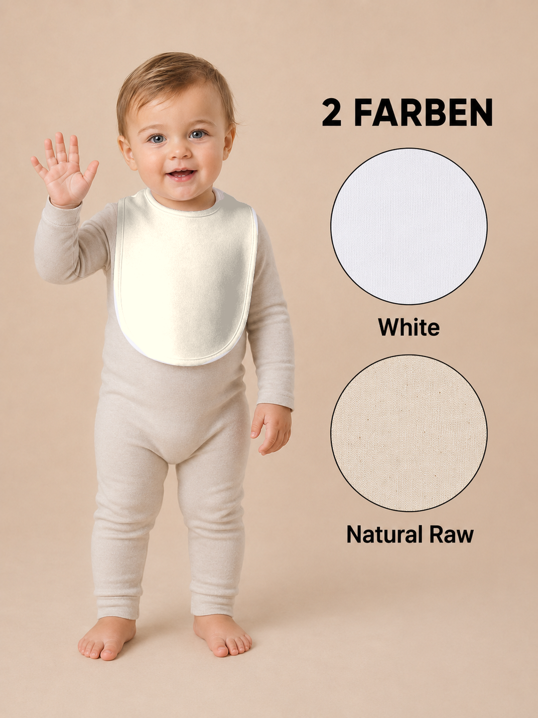 Sitztgut Baby Lätzchen aus Bio-Baumwolle