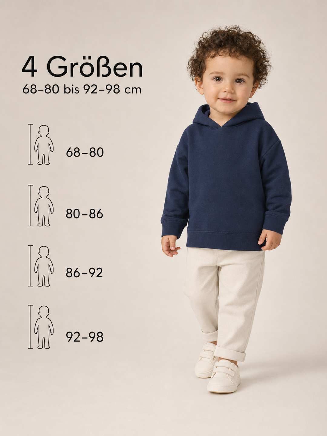 Sitztgut Baby Hoodie aus Bio-Baumwolle