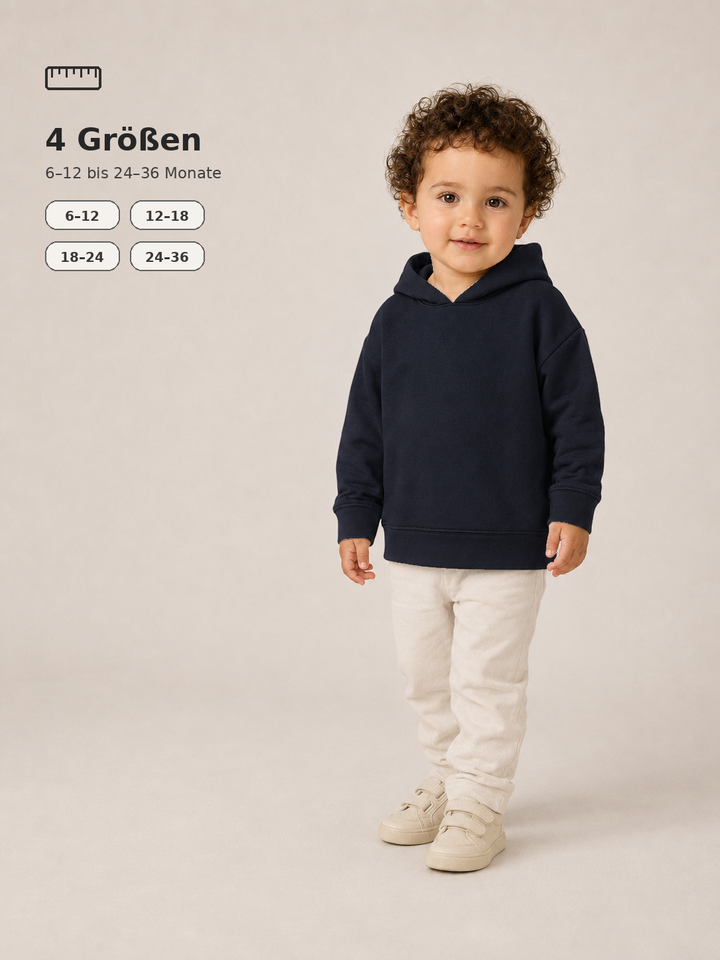 Sitztgut Baby Hoodie aus Bio-Baumwolle
