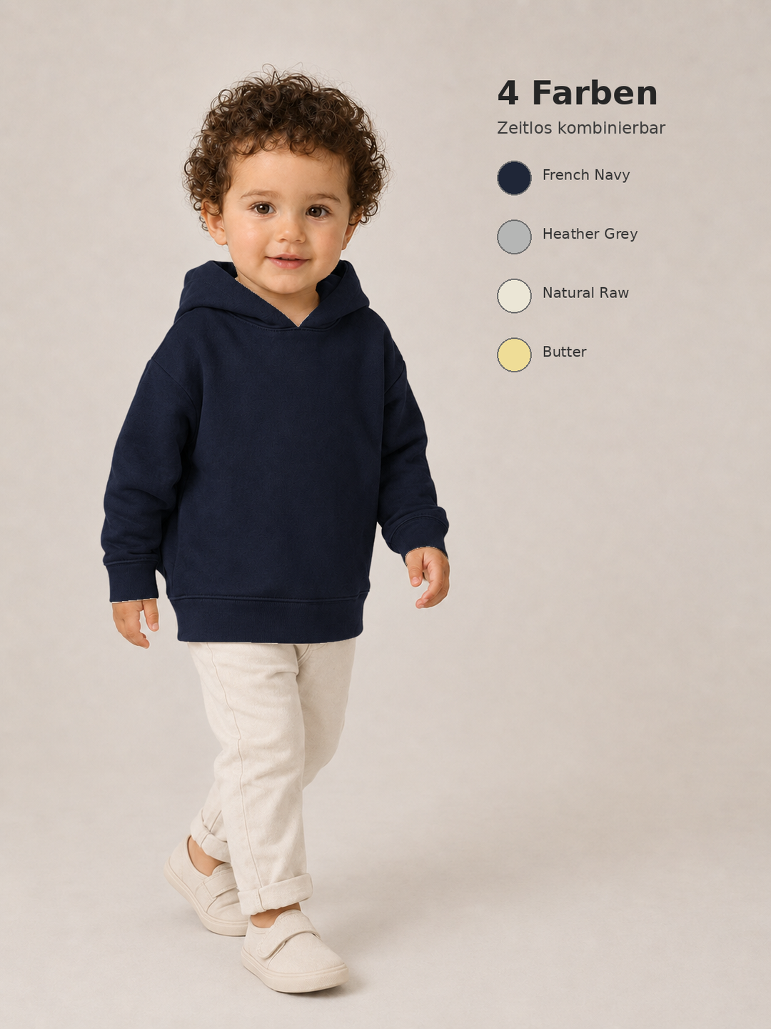 Sitztgut Baby Hoodie aus Bio-Baumwolle