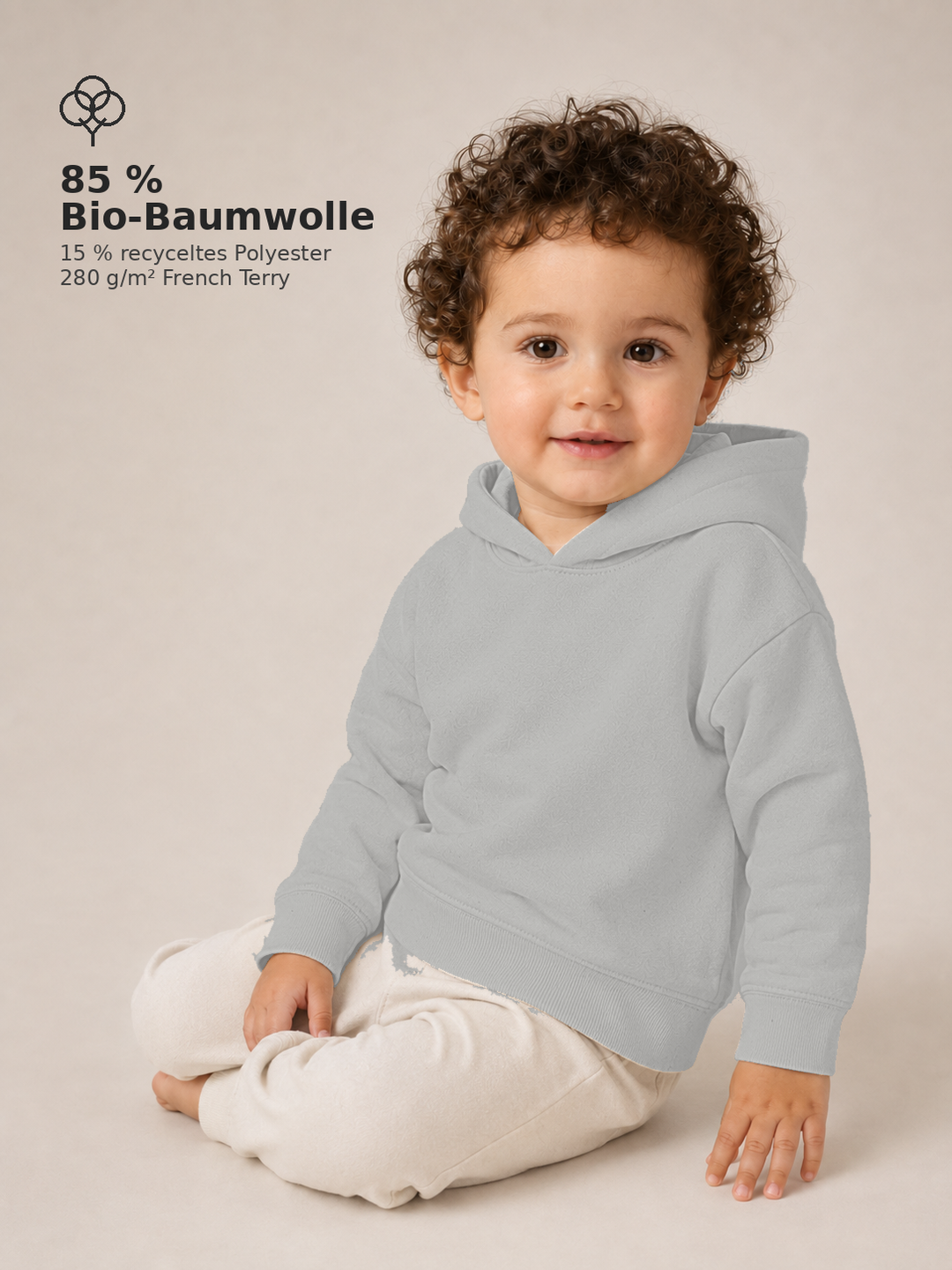 Sitztgut Baby Hoodie aus Bio-Baumwolle