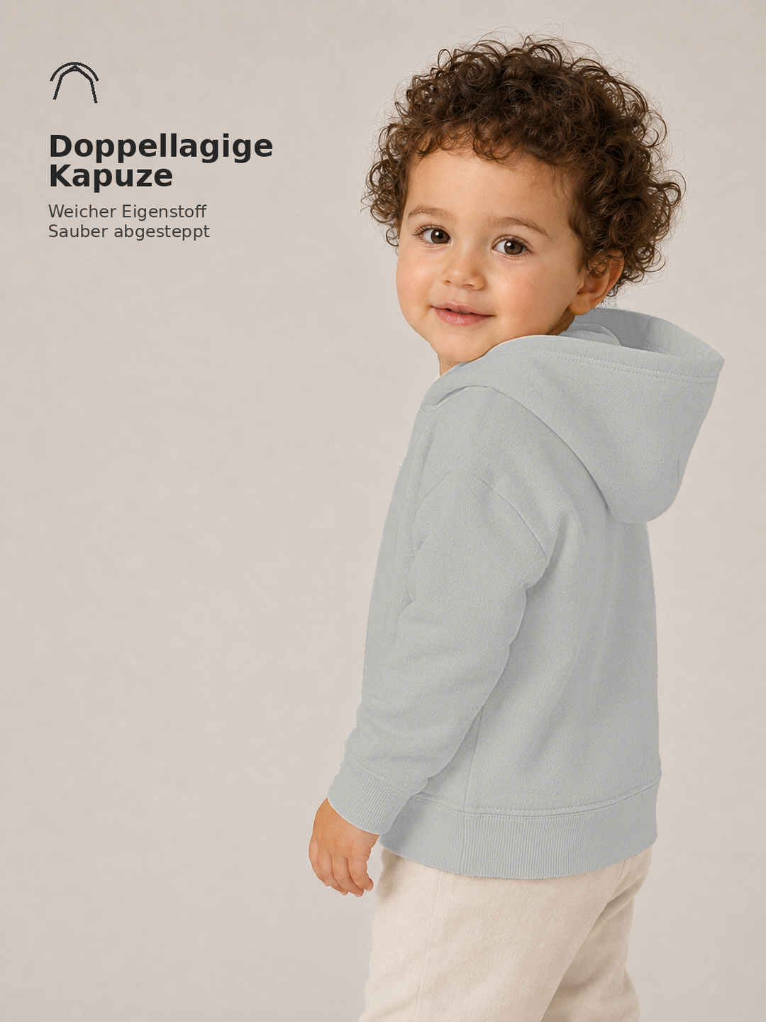 Sitztgut Baby Hoodie aus Bio-Baumwolle