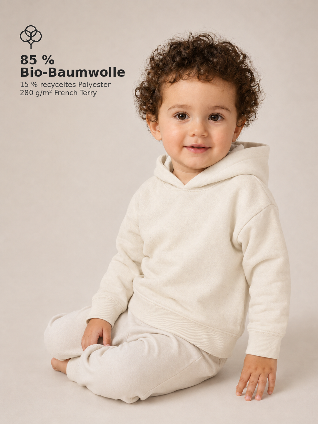 Sitztgut Baby Hoodie aus Bio-Baumwolle