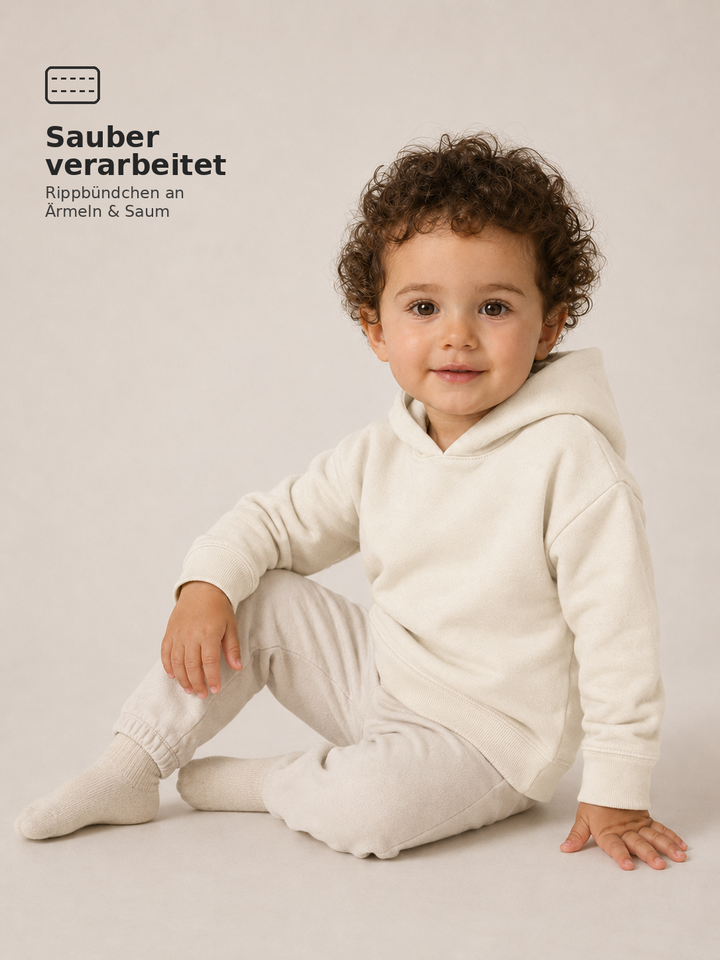 Sitztgut Baby Hoodie aus Bio-Baumwolle