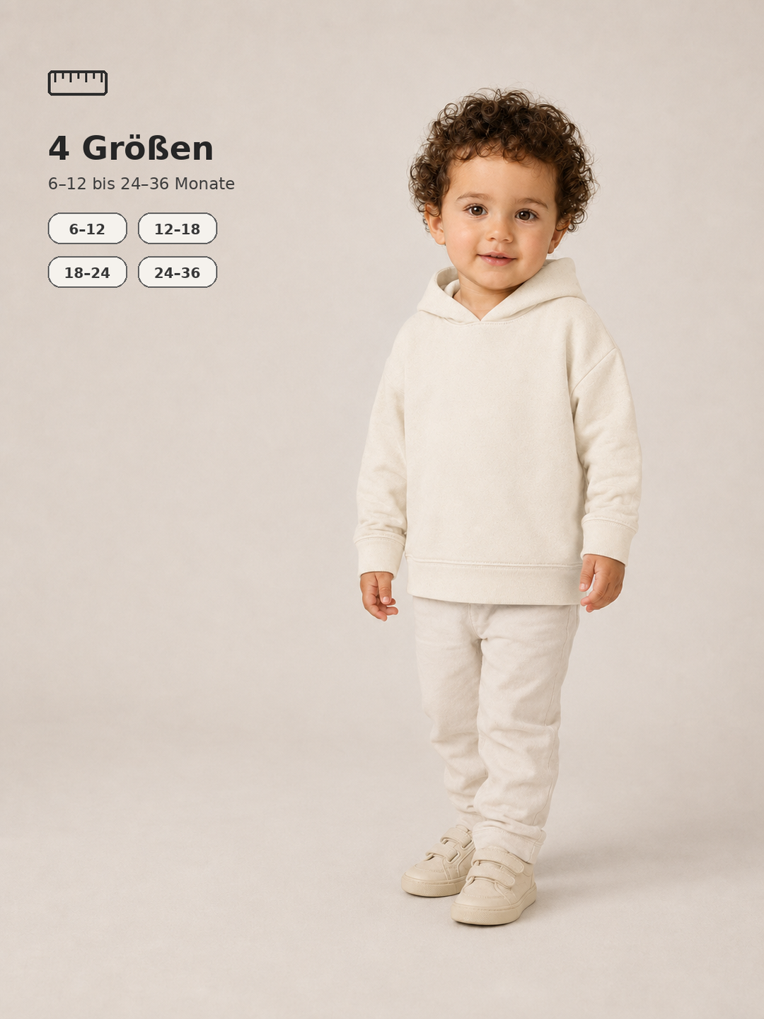 Sitztgut Baby Hoodie aus Bio-Baumwolle