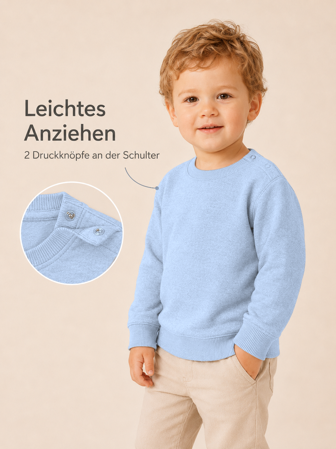 Sitztgut Baby Sweatshirt aus Bio-Baumwolle
