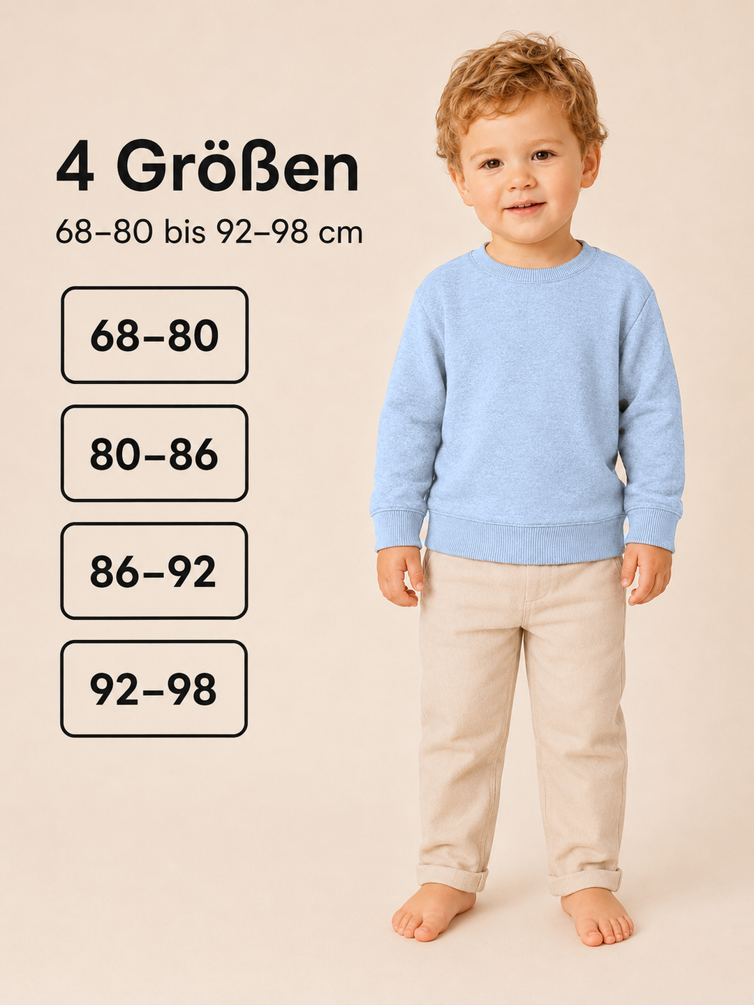 Sitztgut Baby Sweatshirt aus Bio-Baumwolle