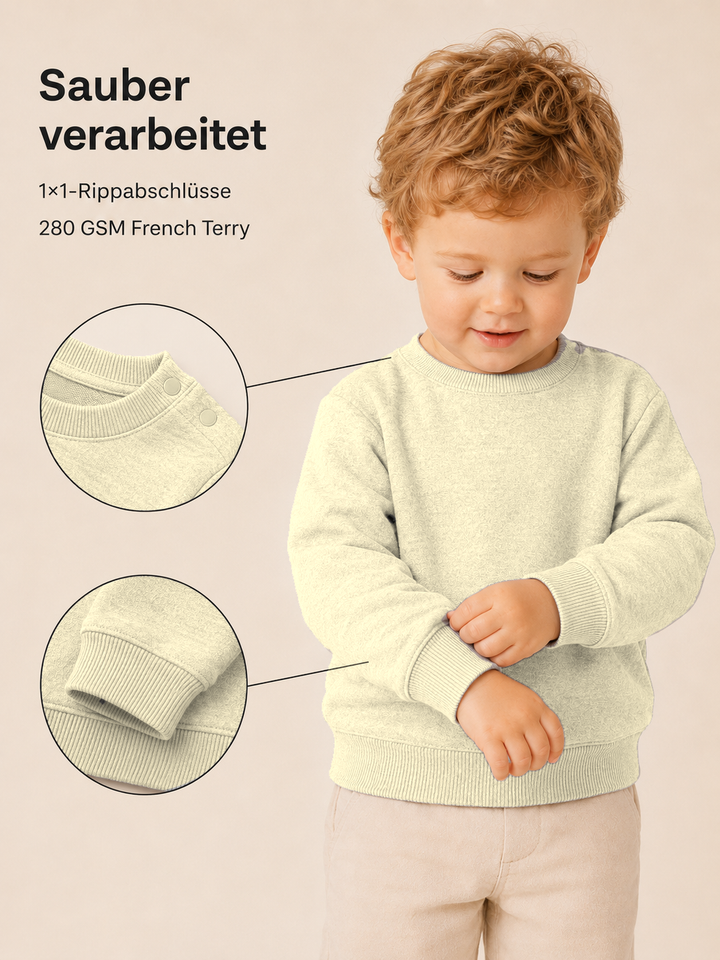 Sitztgut Baby Sweatshirt aus Bio-Baumwolle