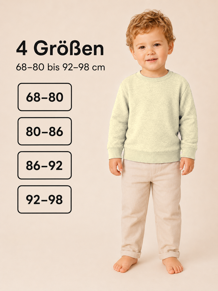 Sitztgut Baby Sweatshirt aus Bio-Baumwolle