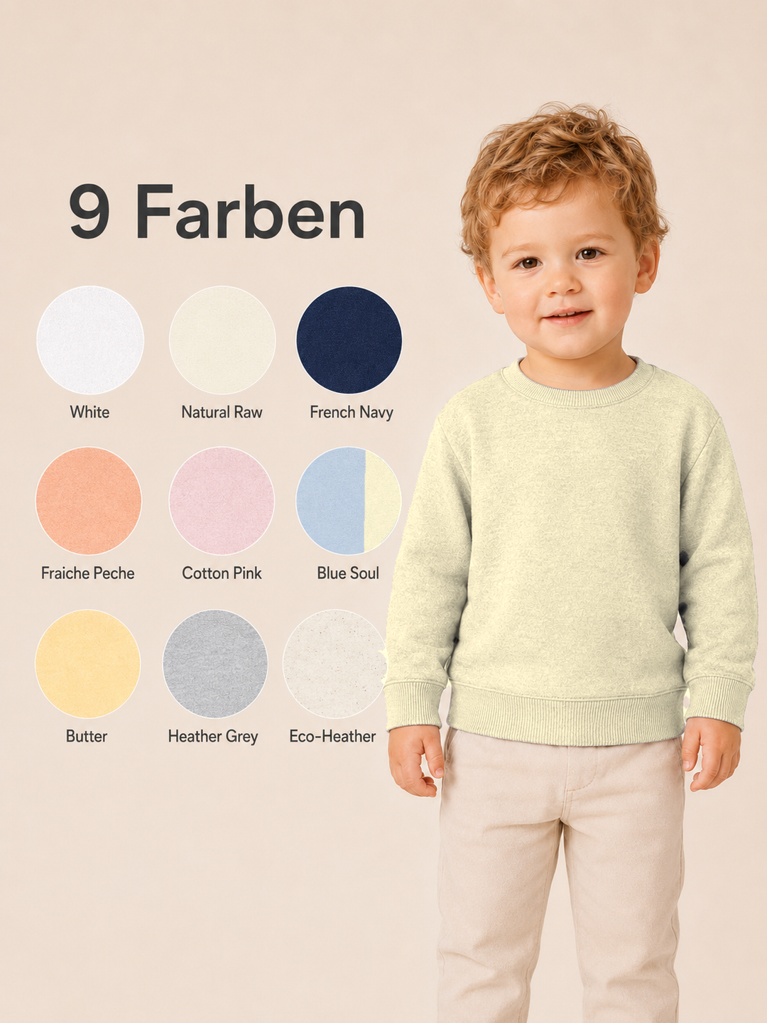Sitztgut Baby Sweatshirt aus Bio-Baumwolle
