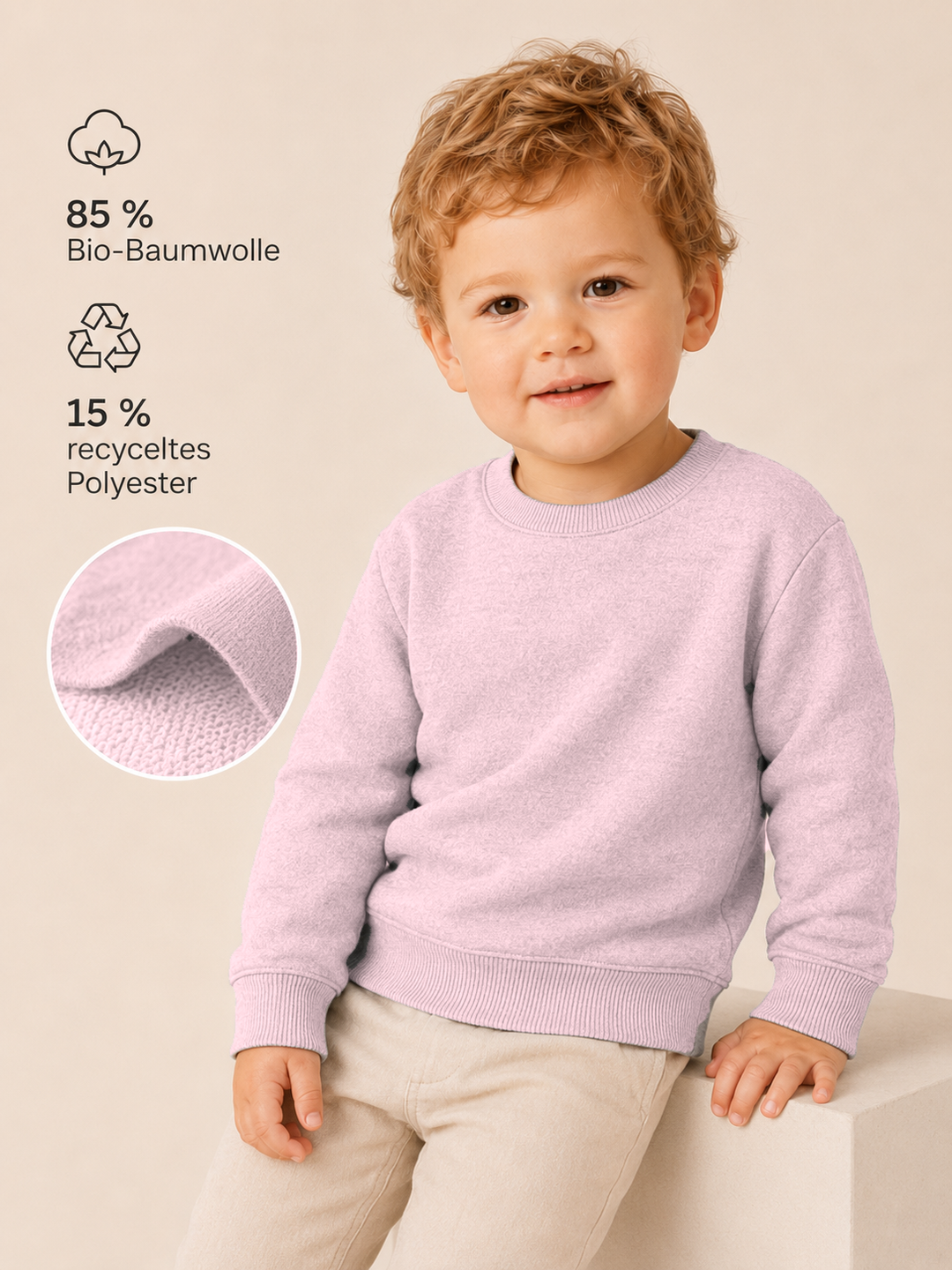 Sitztgut Baby Sweatshirt aus Bio-Baumwolle