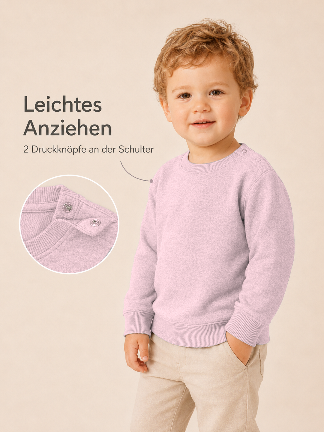 Sitztgut Baby Sweatshirt aus Bio-Baumwolle