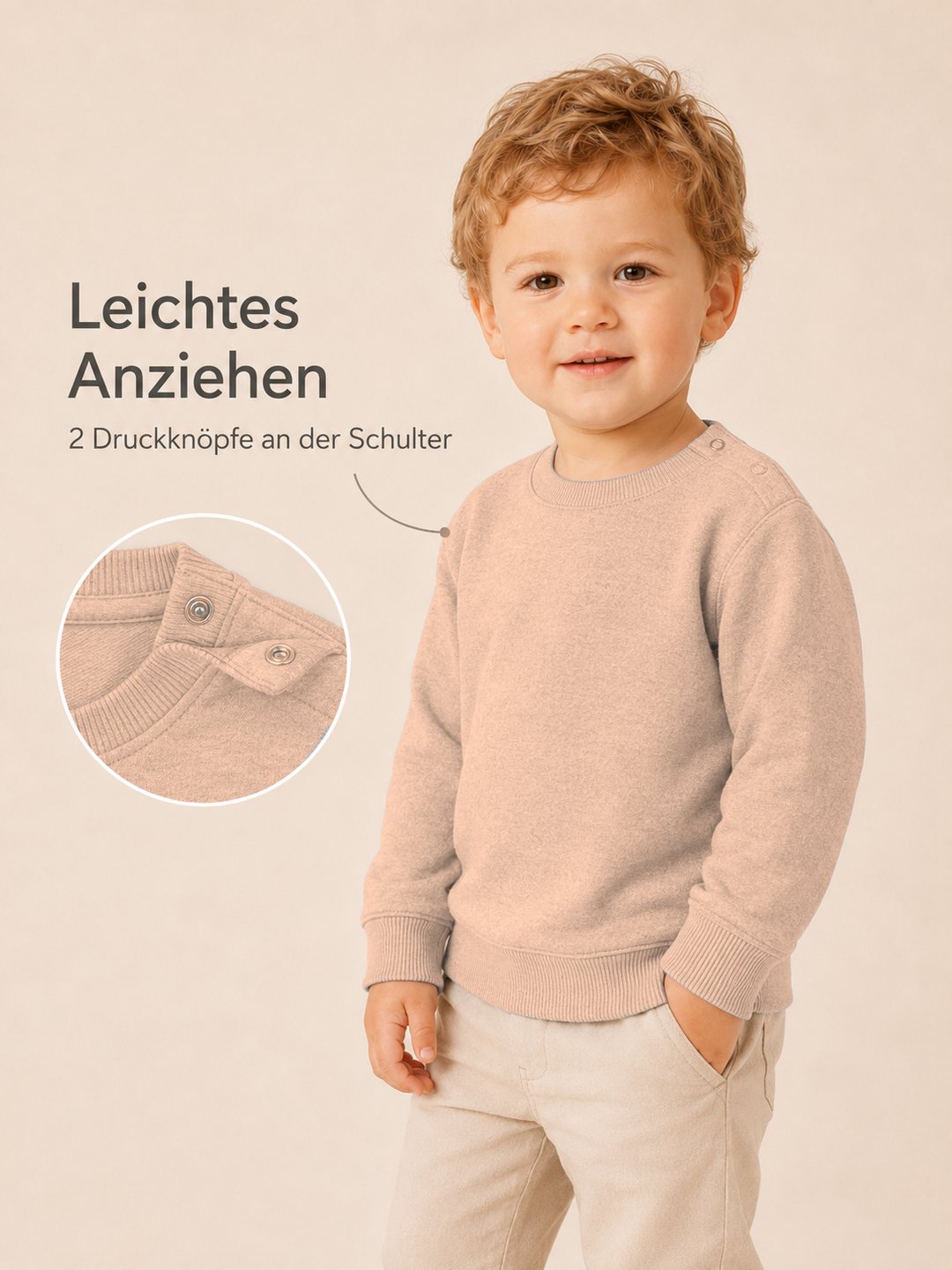 Sitztgut Baby Sweatshirt aus Bio-Baumwolle