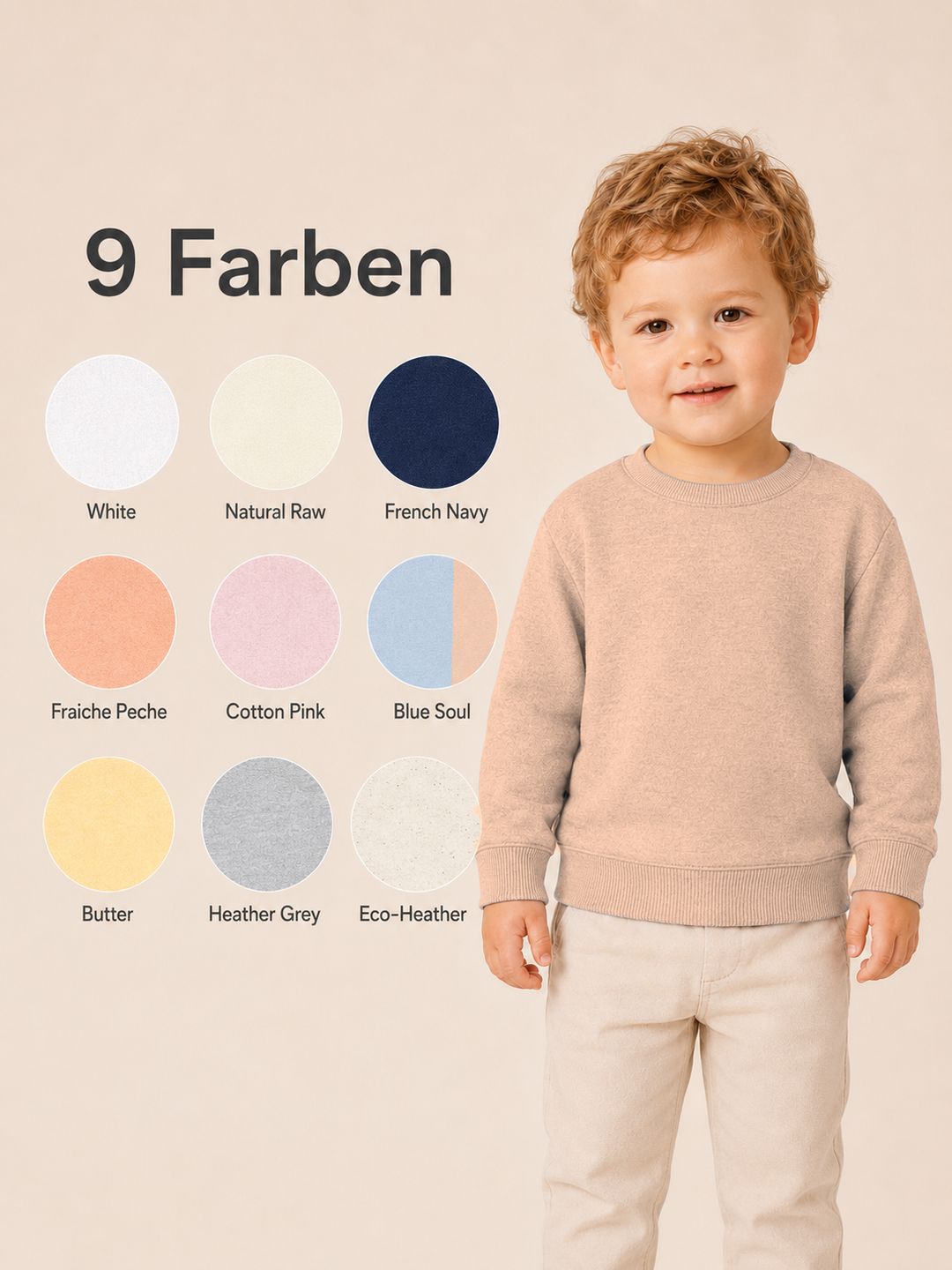 Sitztgut Baby Sweatshirt aus Bio-Baumwolle